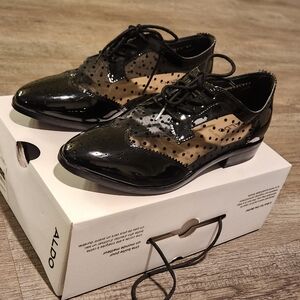 Aldo Black Polka-dot Oxfords - New in Box! US 8